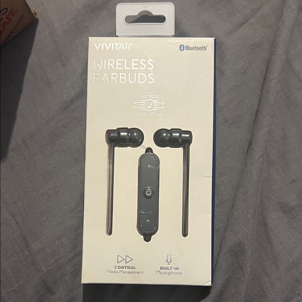 Black Wireless Earbuds